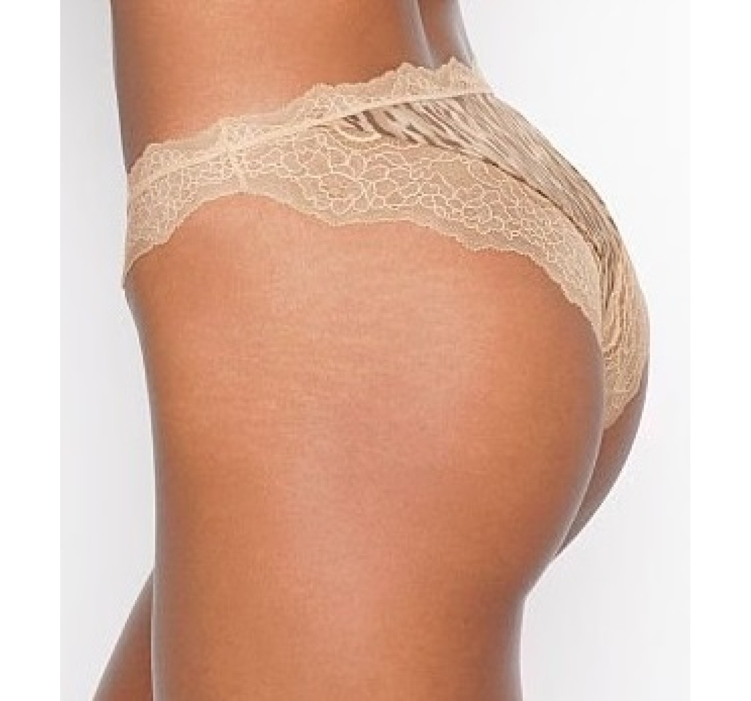 Трусики VS Dream Angels Leopard Lace Cheekini Panty