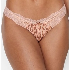 Трусики VS Dream Angels Leopard Lace Cheekini Panty