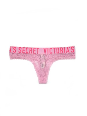 Трусики Victoria's Secret Thong Lace Logo