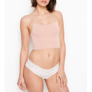 Трусики Victoria's Secret Hiphugger, білі хіпхагери