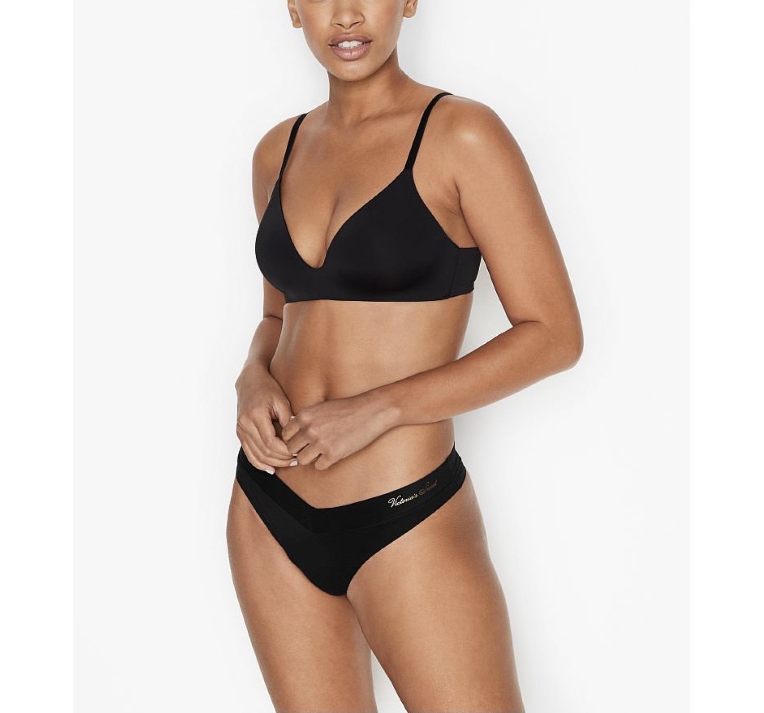 Tусики Incredible By Victoria's Secret Brazilian panty Black