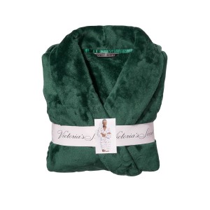Халат Victoria’s Secret Logo Short Cozy  Envious Debossed