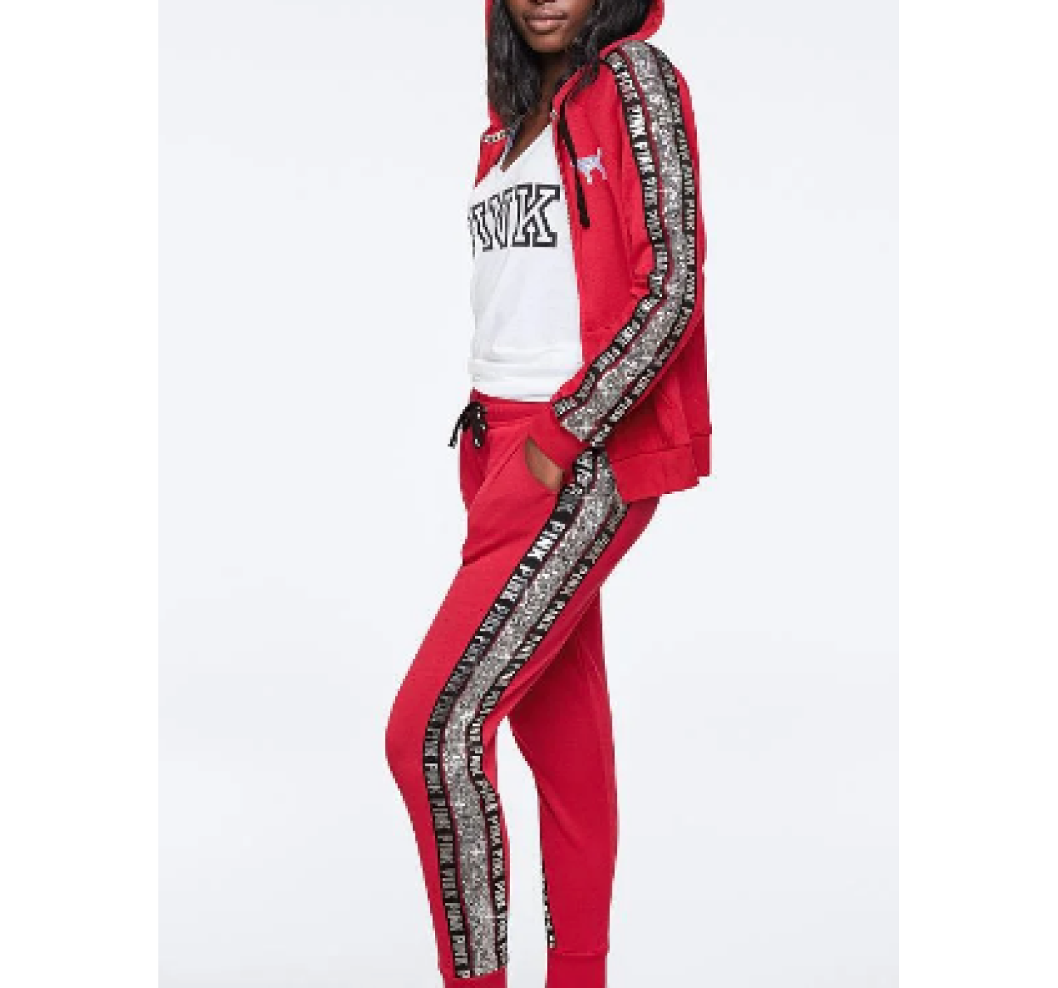 Спортивные штаны Victoria’s Secret SPORT Sequin Bling Skinny Jogger