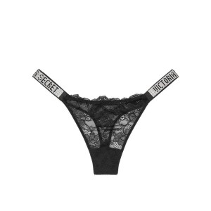 КОМПЛЕКТ БЕЛЬЯ VICTORIA’S SECRET VERY SEXY SHINE STRAP BALCONETTE BLACK LACE