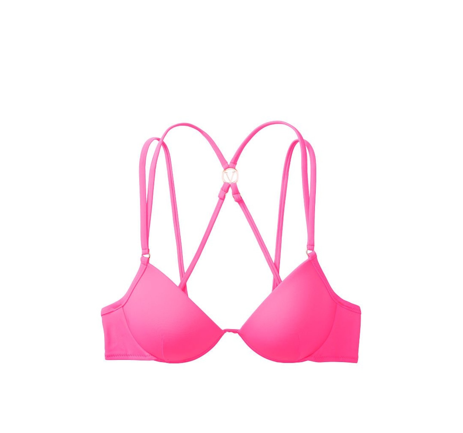 Купальник  Victoria’s Secret Malibu Love Fabulous Push-up Top Shocking Pink