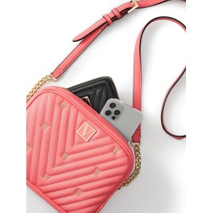 Сумка Вікторія Сікрет The Victoria Top Zip crossbody Coral