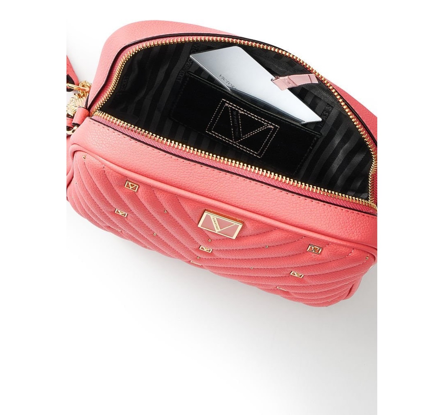 Сумка Вікторія Сікрет The Victoria Top Zip crossbody Coral