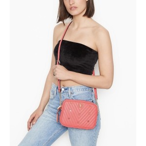 Сумка Вікторія Сікрет The Victoria Top Zip crossbody Coral