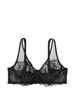 Бюстгальтер Victoria's Secret Unlined Plunge Black Bra