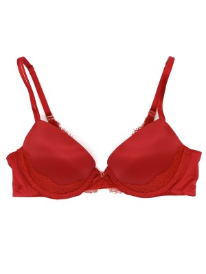 Бюстгальтер VS Very Sexy Satin Red Lace Push-up Bra 