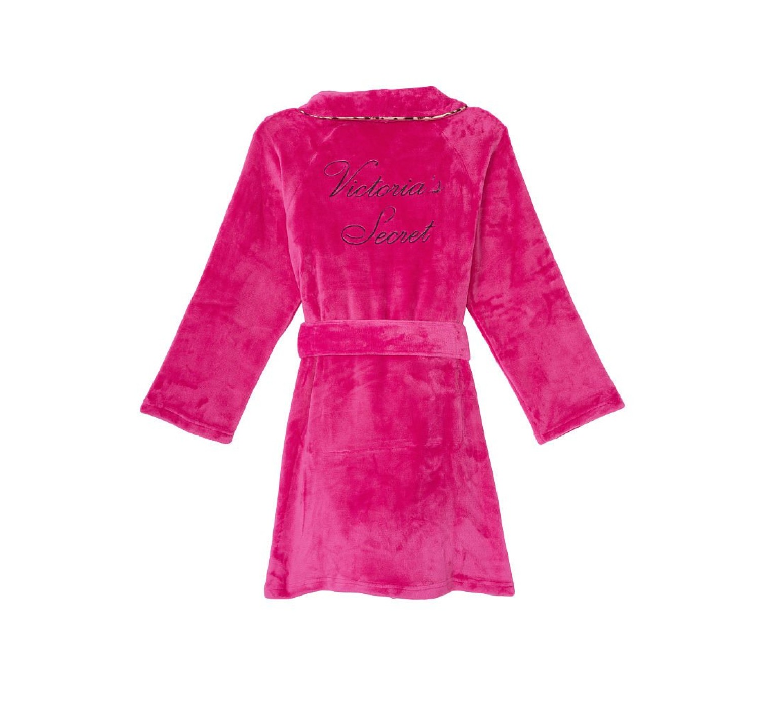 Халат Victoria’s Secret Logo Short Cozy Fluo Pink