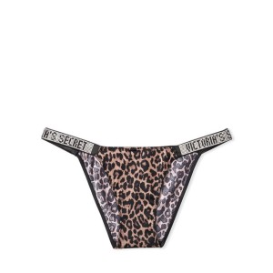 Комплект білизни VS Very Sexy Leopard Lace Shine Strap Push-up Bra set