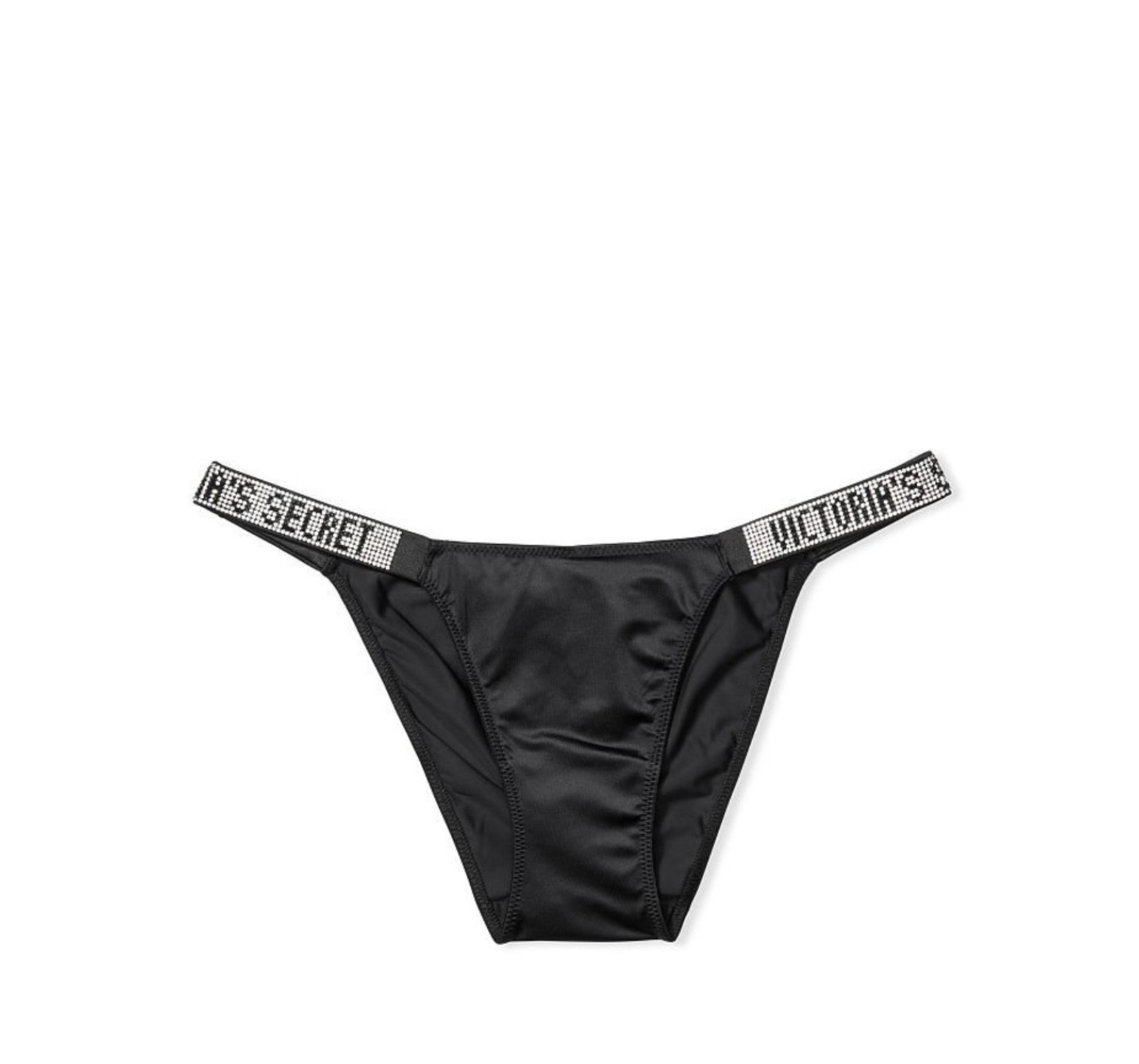 Комплект білизни Victoria's Secret Black Very Sexy Embellished Strap Push-up Bra set