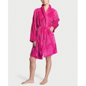 Халат Victoria’s Secret Logo Short Cozy Fluo Pink