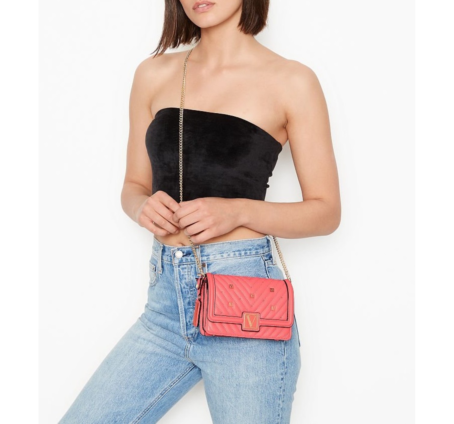 Крос-боді The Victoria Mini Shoulder Bag Coral