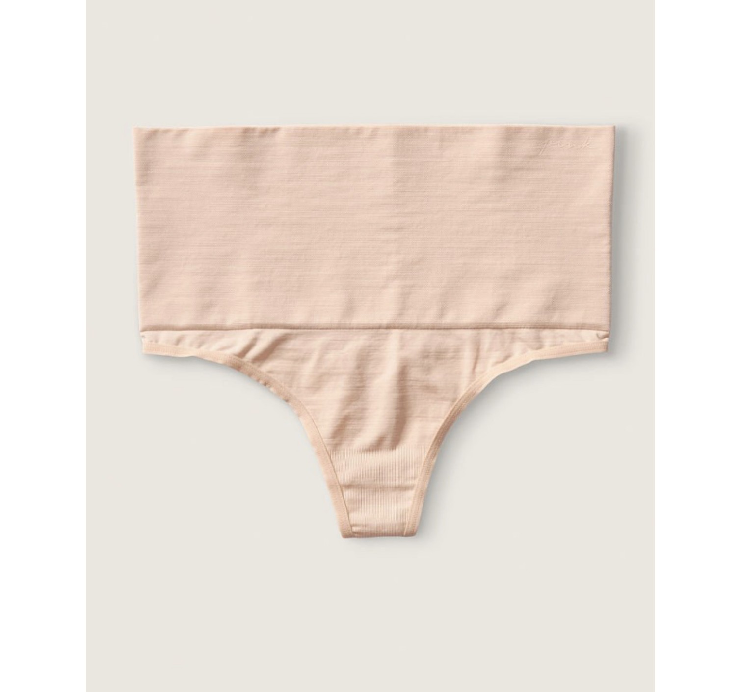 Трусики стрінги No Show PINK Seamless Shape Thong Light Beige