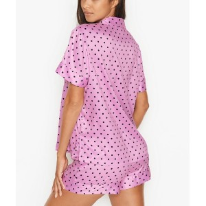 Піжама Вікторія Сікрет Satin Short PJ Lilac Dot