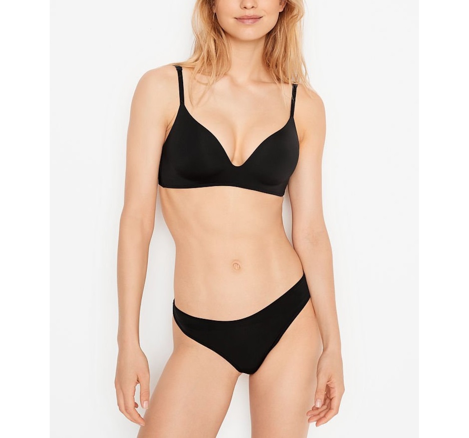 Бюстгальтер VS T-shirt Lightly Lined Wireless Bra Lace Back