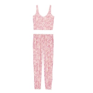 Піжама Victoria's Secret Cotton PJ Set Flower print