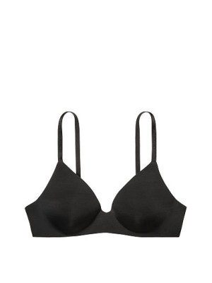 Бюстгальтер Victoria's SecretBra Lightly Lined Wireless LOGO Black