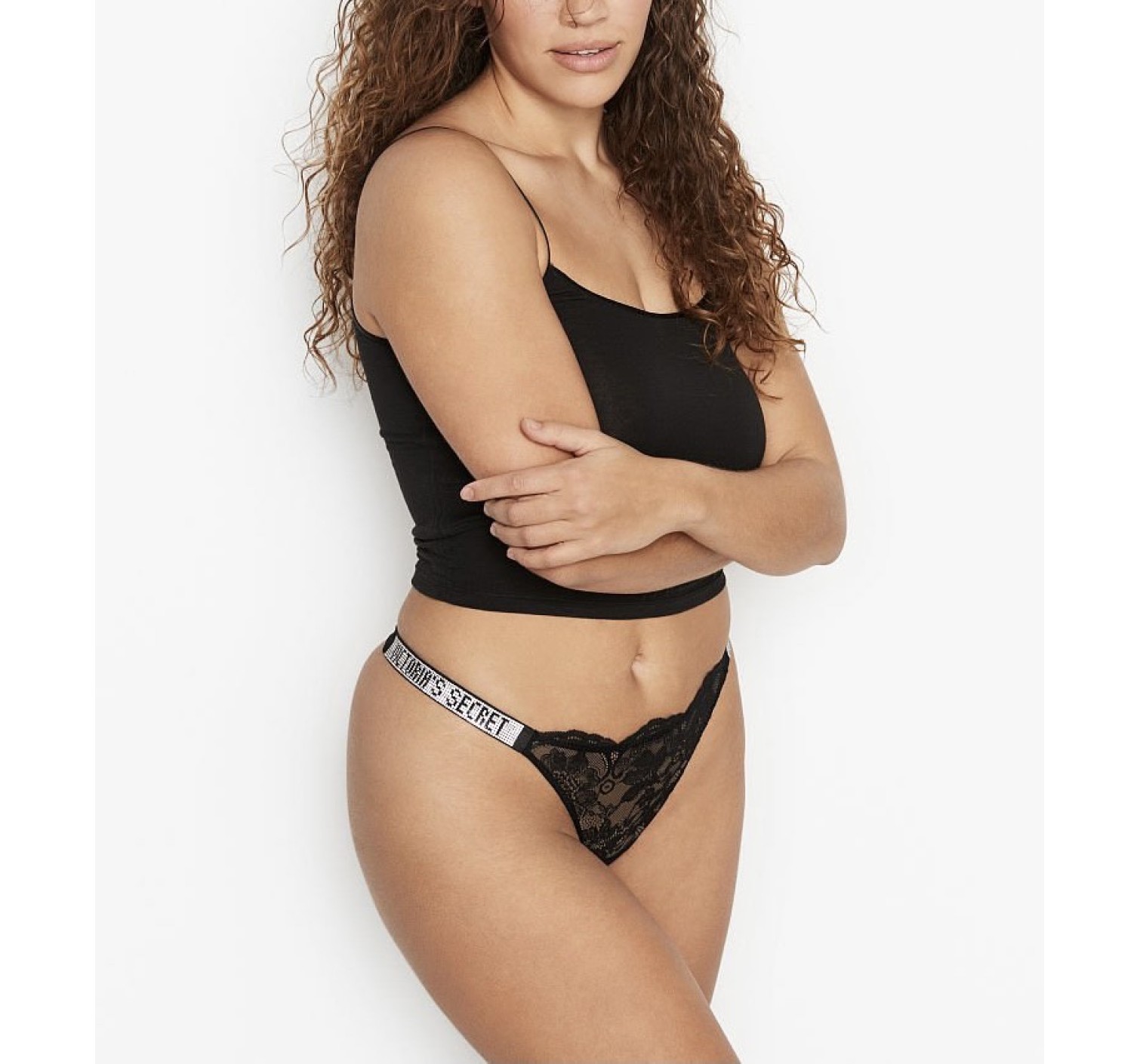 Комплект білизни Victoria's Secret Unlined Lace Shine Strap 3-Piece Full Cup Demi Bra