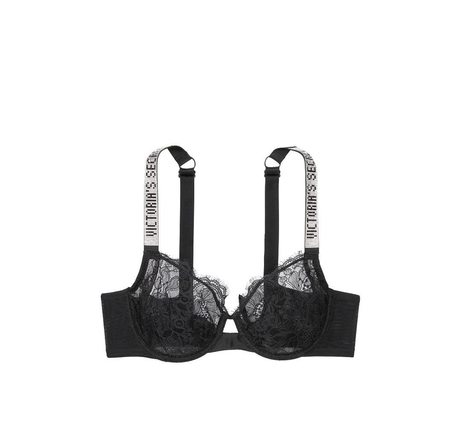 Комплект білизни Victoria's Secret Unlined Lace Shine Strap 3-Piece Full Cup Demi Bra