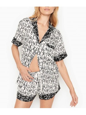 Піжама VS Satin Short Pj Set Logo VS