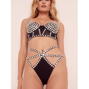 Комплект білизни Love & Lemons Sparkle black