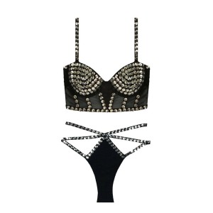 Комплект білизни Love & Lemons Sparkle black