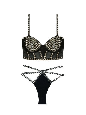 Комплект білизни Love & Lemons Sparkle black
