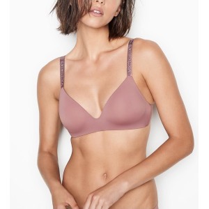 Бюстгальтер Victoria's Secret Logo Lightly Lined Wireless LOGO STRAPS