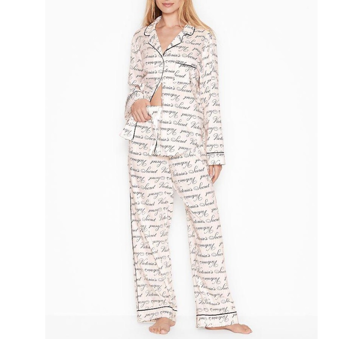 Піжама VS Cotton Long PJ Set logo VS