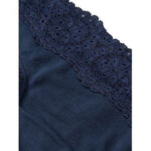 Трусики Victoria's Secret Hiphugger Cotton з мереживом Night Blue