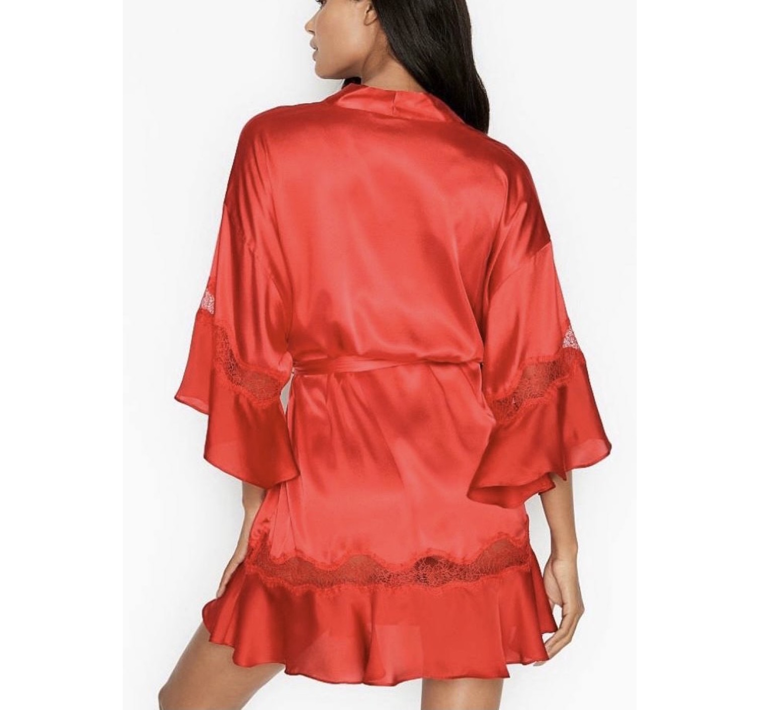 Халат Victoria's Secret satin Red