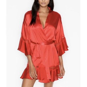 Халат Victoria's Secret satin Red