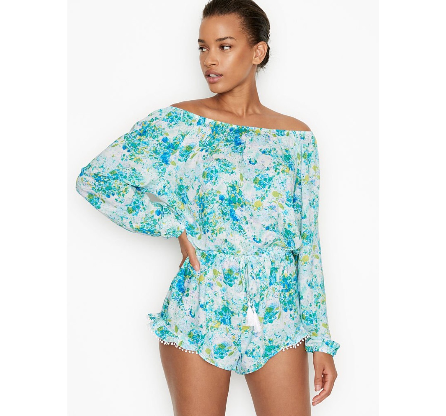 Ромпер VS Cotton Romper Flower print