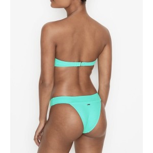Купальник бандо з пушап Victoria's Secret Twist-Front Bandeau Mint Frost