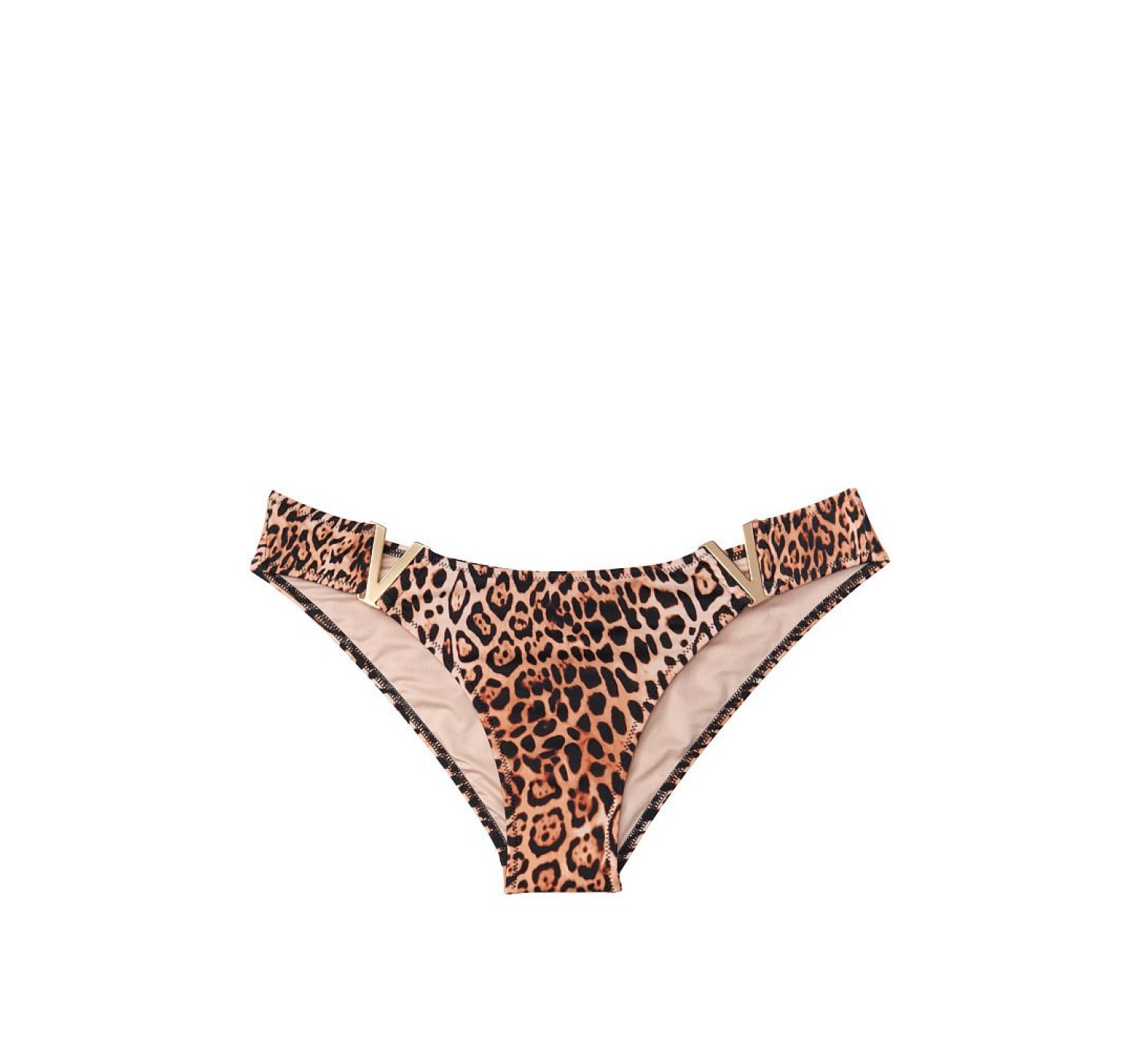 Купальник Вікторія Сікрет V-hardware Bralette & Brazilian panty True Leopard