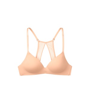 Бюстгальтер Victoria's Secret T-SHIRT Lightly Lined Wireless Bra peach