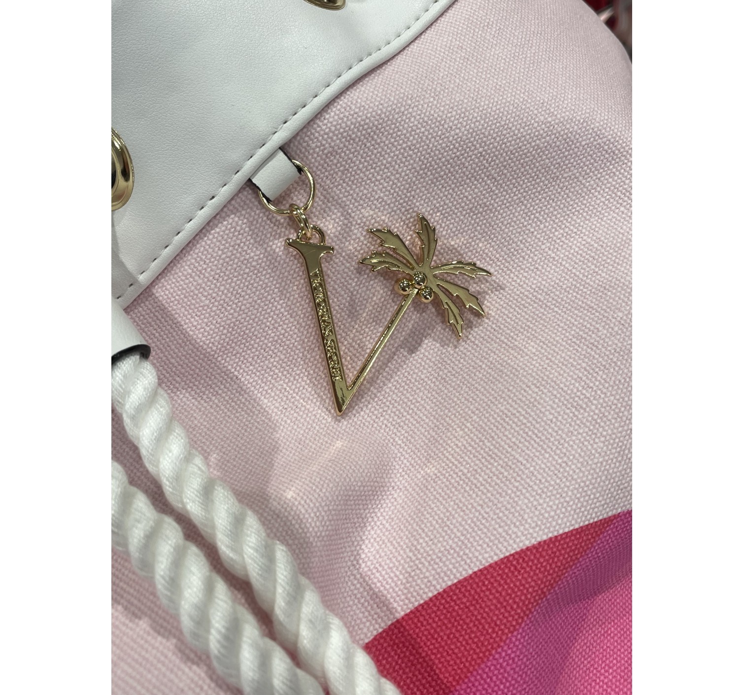 Рюкзак - сумка для пляжу VICTORIAS SECRET STRIPED CINCH BACKPACK