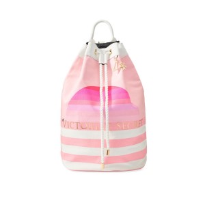 Рюкзак - сумка для пляжу VICTORIAS SECRET STRIPED CINCH BACKPACK