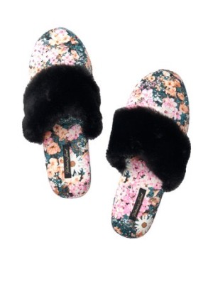 Домашні капці Victoria's Secret SLIPPERS floral prin