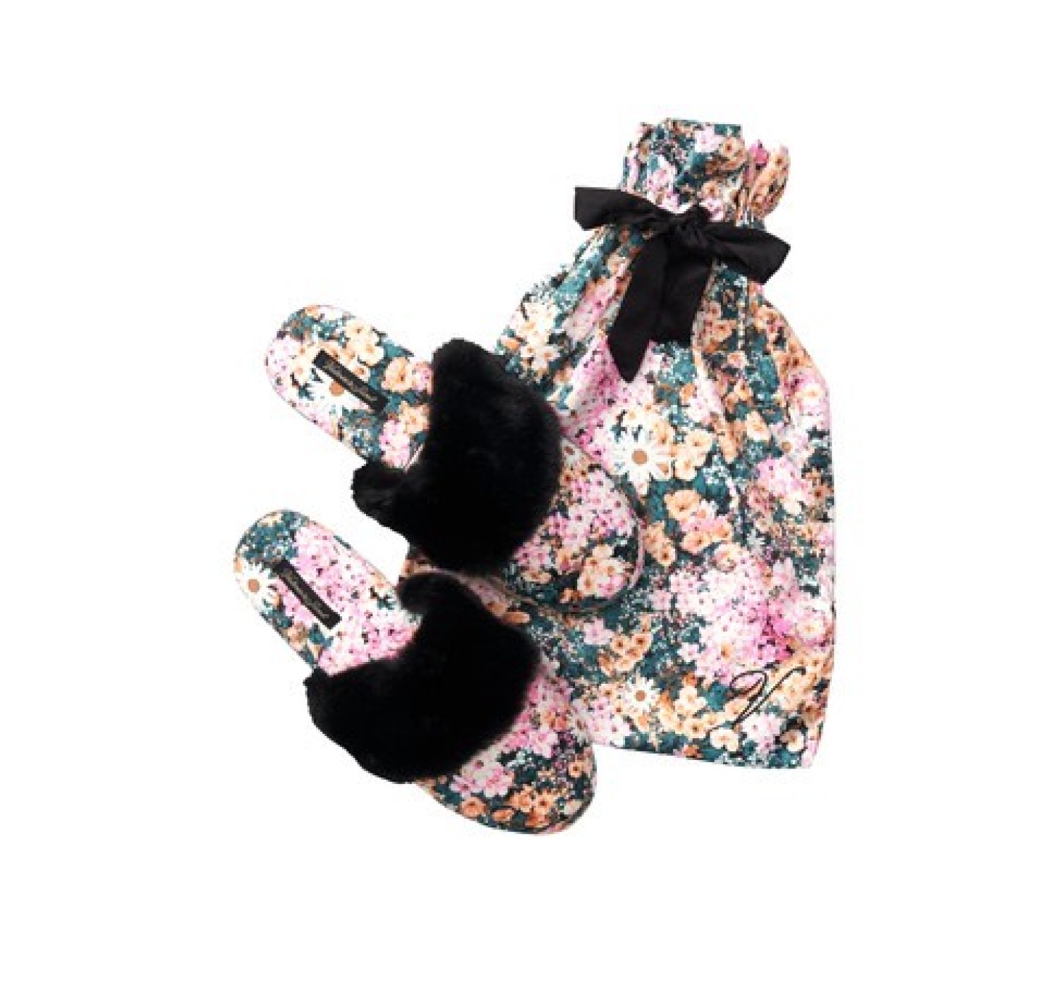 Домашні капці Victoria's Secret SLIPPERS floral prin