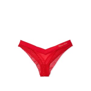 Трусики Victoria's Secret Very Sexy Incredible Lace Brazilian panty Lipstick