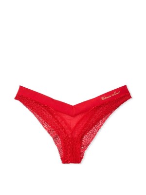 Трусики Victoria's Secret Very Sexy Incredible Lace Brazilian panty Lipstick