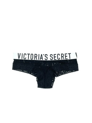 Трусики чики Вікторія Сікрет Lace Cheeky panty Whitel ogo VS