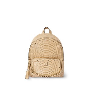 Рюкзак Victoria's Secret The Victoria Small Gold Backpack