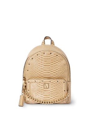 Рюкзак Victoria's Secret The Victoria Small Gold Backpack
