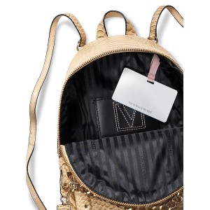 Рюкзак Victoria's Secret The Victoria Small Gold Backpack