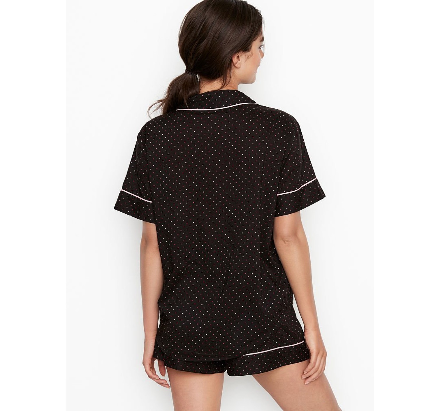 Піжама Victoria's Secret Cotton Short PJ Set mini dot